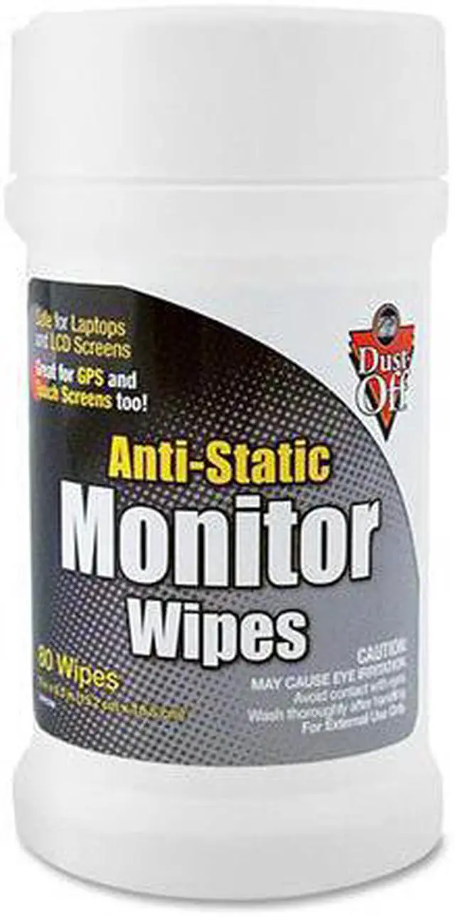 Alt view image 8 of 10 - Falcon DSCT Premoistened Monitor Cleaning Wipes  Cloth  6 x 6  80/Tub