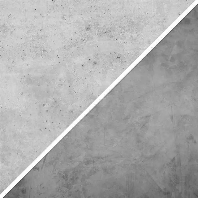 Main image of V-FLAT WORLD Duo Board - 24x24" Double Sided Surface Board, Iced Concrete/Midnight Cement