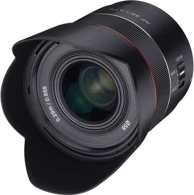 Alt view image 3 of 6 - Rokinon AF 35mm f/1.8 FE Compact Full Frame Wide Angle Lens for Sony E #IO3518-E