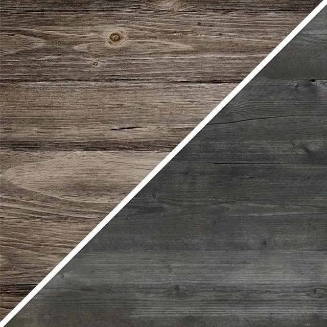 Main image of V-FLAT WORLD Duo Board - 24x24" Double Sided Surface Board, Vintage Oak/Ink Hardwood