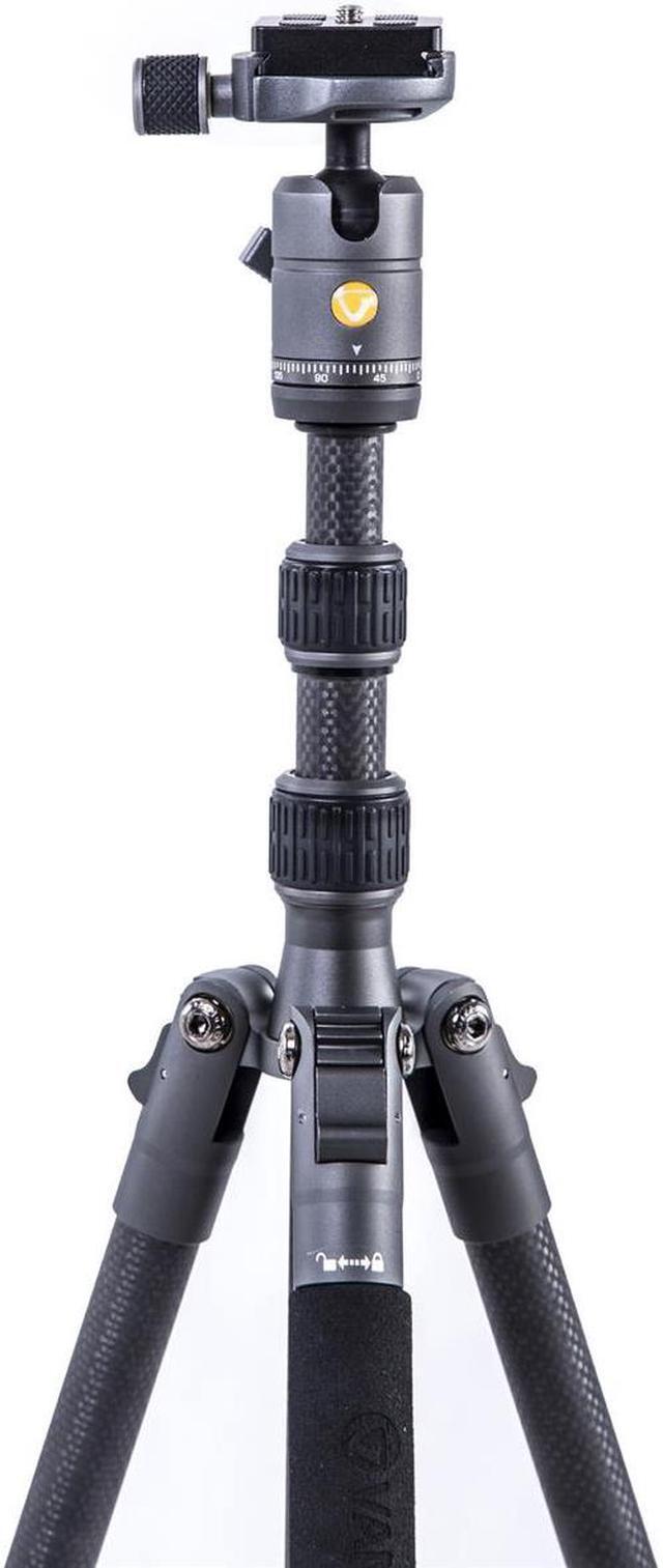 Alt view image 5 of 5 - Vanguard VEO 3 GO 204CB 20mm 4-Section Carbon Fiber Travel Tripod,T-45 Ball Head