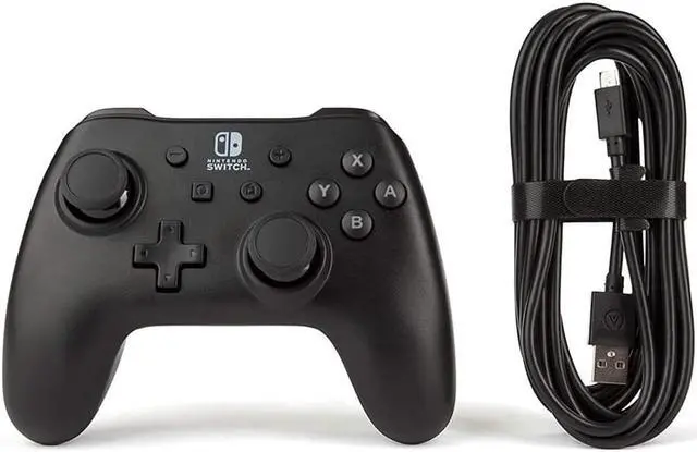 Alt view image 5 of 8 - PowerA Wired Controller for Nintendo Switch - Black - Nintendo Switch