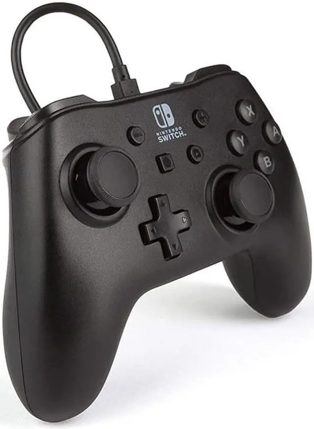 Alt view image 3 of 8 - PowerA Wired Controller for Nintendo Switch - Black - Nintendo Switch