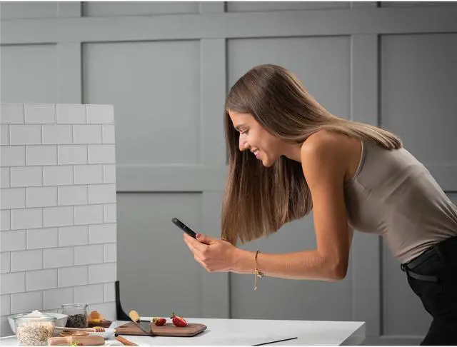 Alt view image 2 of 7 - V-FLAT WORLD Duo Board - 30x40" Double Sided Surface Board, Onyx Marble/Alpine Marble