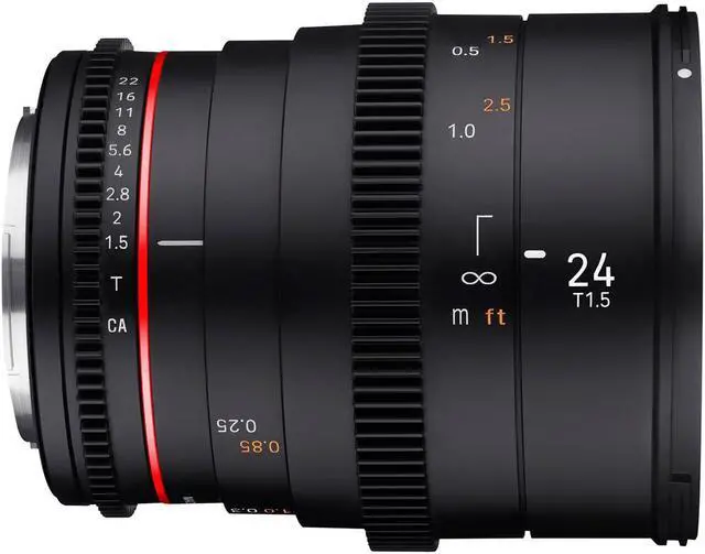 Alt view image 5 of 5 - Rokinon 24mm T1.5 Cine DSX High-Speed Lens for Micro Four Thirds