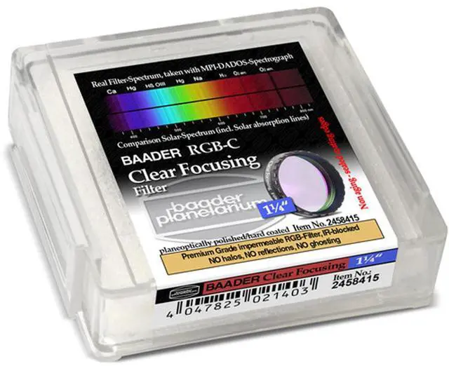 Alt view image 2 of 4 - Baader Planetarium Clear Focusing Filter 1 1/4" (Optically Polished)
