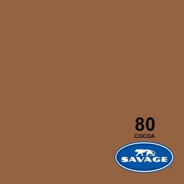 Alt view image 2 of 3 - Savage Widetone Seamless Background Paper, 26" wide x 36', Cocoa, #80