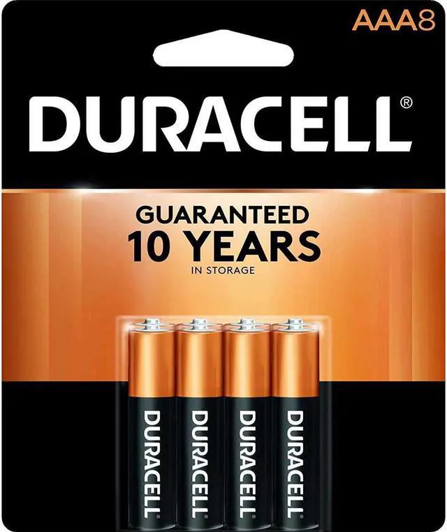 Alt view image 18 of 20 - DURACELL MN2400B8Z Duracell CopperTop AAA Alkaline Battery, 8 PK, 1.5VDC