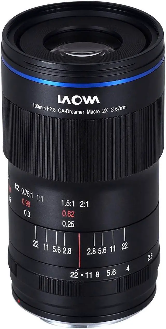 Alt view image 2 of 6 - Venus Laowa 100mm f/2.8 Manual Aperture 2x Ultra Macro APO Lens for Canon EF, Bundle with ProOptic 67mm Filter Kit, Cleaning Kit, Lens Cap Tether