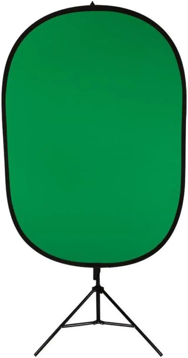 Alt view image 3 of 6 - On-Stage VLD360 10" LED Ring Light Kit - With VSM3000 Green Screen Kit with Lighting Stand, ASVSM5-B Metal Pop Blocker  with 13" Flexible Gooseneck