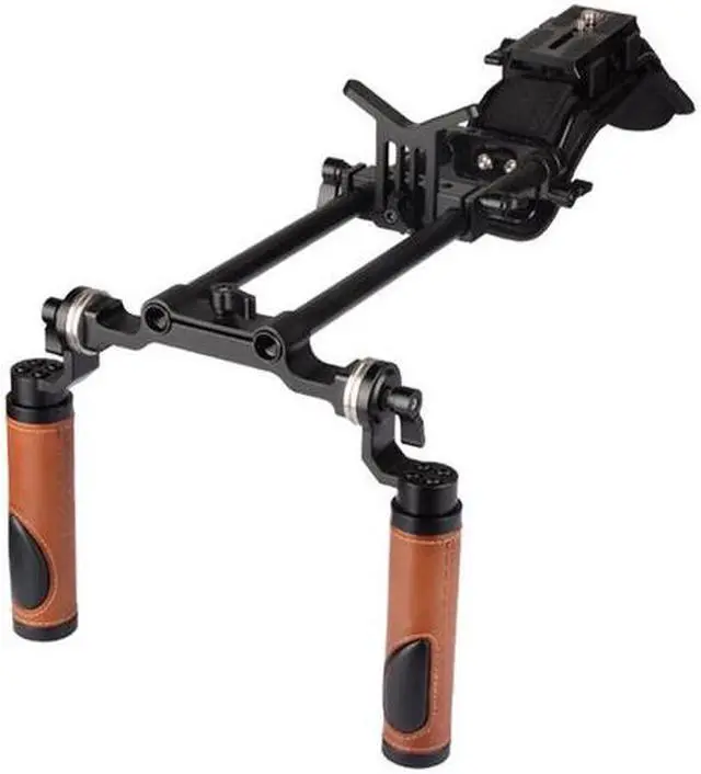 Main image of CAMVATE DSLR Shoulder Mount Rig with Manfrotto QR Base Plate and ARRI Rosette Dual Handgrip
