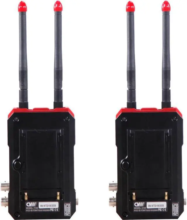 Alt view image 2 of 6 - Crystal Video Technology SWIFT800 Pro SDI & HDMI Wireless Video Transmission Kit