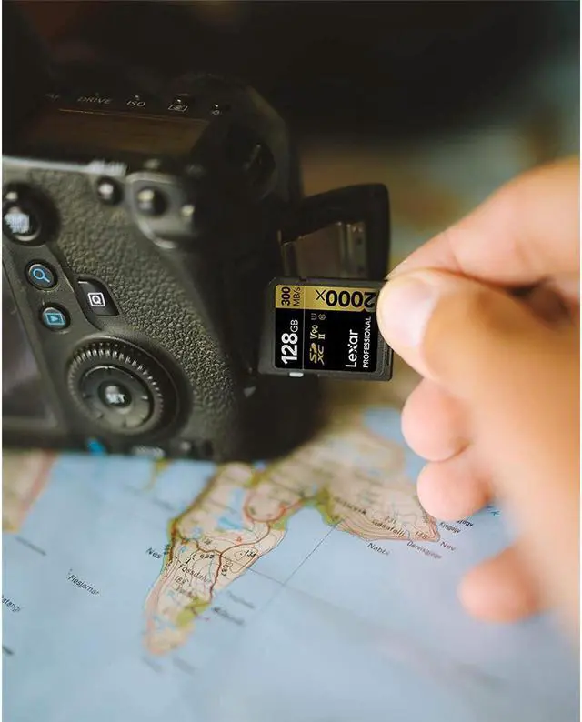 Alt view image 4 of 15 - Lexar Professional SDXC Memory Card 2000x 64GB Class 10 UHSII U3 WO Reader