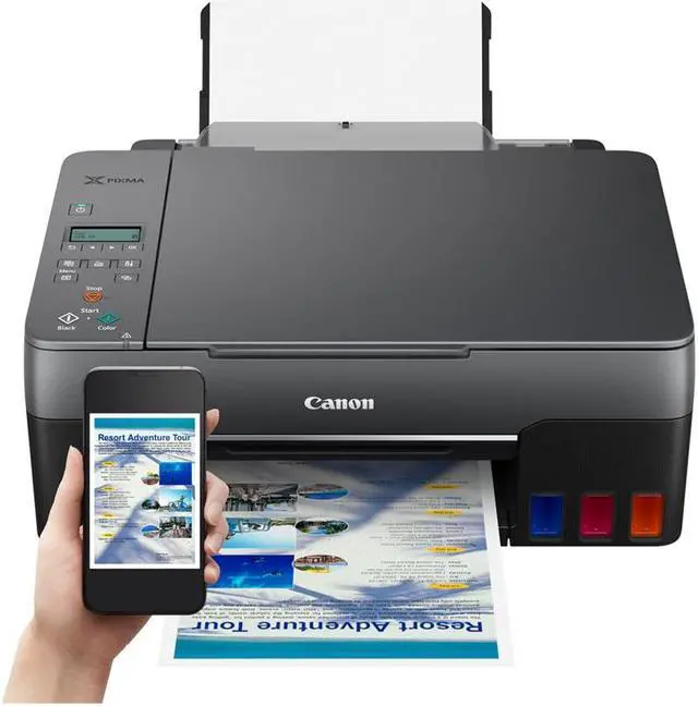Alt view image 4 of 20 - Canon G3260 All-in-One Mega Tank Printer 4468C002