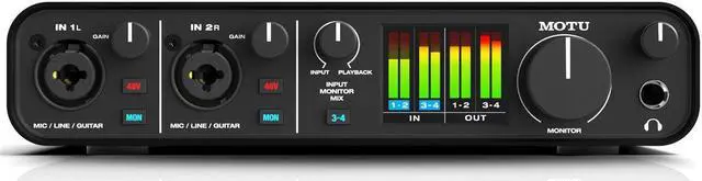 Alt view image 6 of 17 - MOTU M4 4x4 USB-C Audio Interface