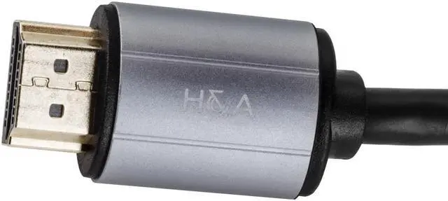 Alt view image 3 of 4 - H&A High-Speed HDMI 2.0 Cable with Ethernet (Gold Series) 15' #HDMI-MM-15
