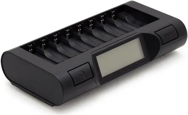Alt view image 3 of 7 - Maha MH-C980 Turbo Charger-Analyzer for 8 AA/AAA Rechargeable Batteries