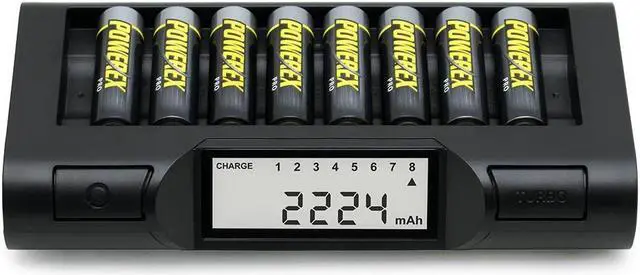 Alt view image 2 of 7 - Maha MH-C980 Turbo Charger-Analyzer for 8 AA/AAA Rechargeable Batteries