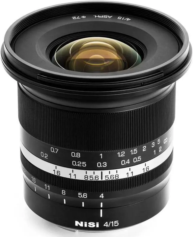 Main image of NiSi 15mm f/4 Sunstar Super Wide Angle Full Frame ASPH Lens for Sony E Mount