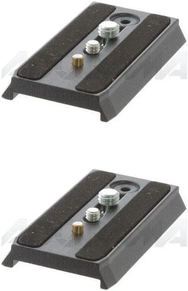 Main image of Manfrotto 2 Pack 501PL Quick Release Mounting plate for the 501 and 503 Pro Video Heads. (#3433PL)