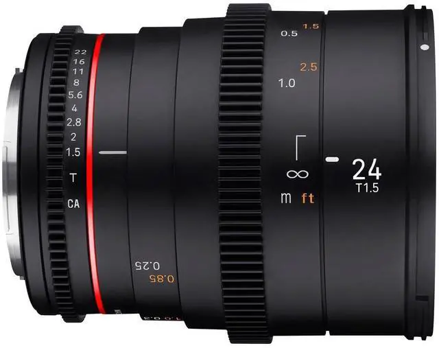 Alt view image 5 of 5 - Rokinon 24mm T1.5 Cine DSX High-Speed Lens for Fujifilm X