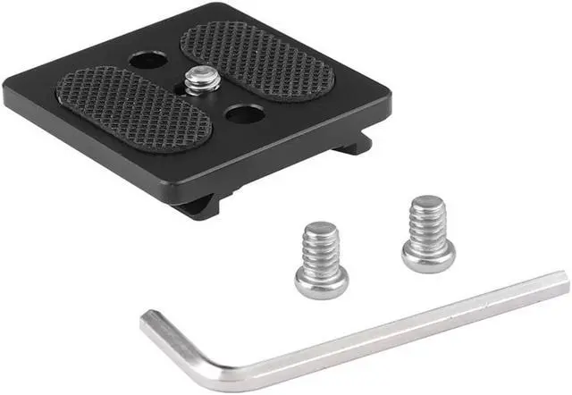 Alt view image 5 of 6 - CAMVATE CAMVATE Quick Release Plate Sliding Mount for DSLR Camera Cage Compatible with ARCA Swiss