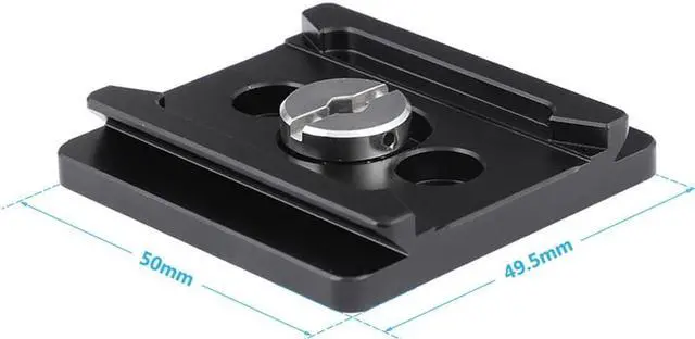 Alt view image 4 of 6 - CAMVATE CAMVATE Quick Release Plate Sliding Mount for DSLR Camera Cage Compatible with ARCA Swiss