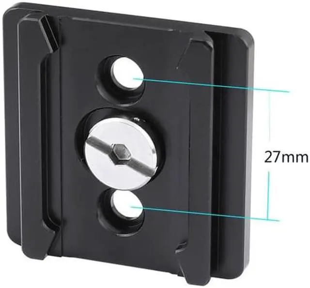Alt view image 3 of 6 - CAMVATE CAMVATE Quick Release Plate Sliding Mount for DSLR Camera Cage Compatible with ARCA Swiss