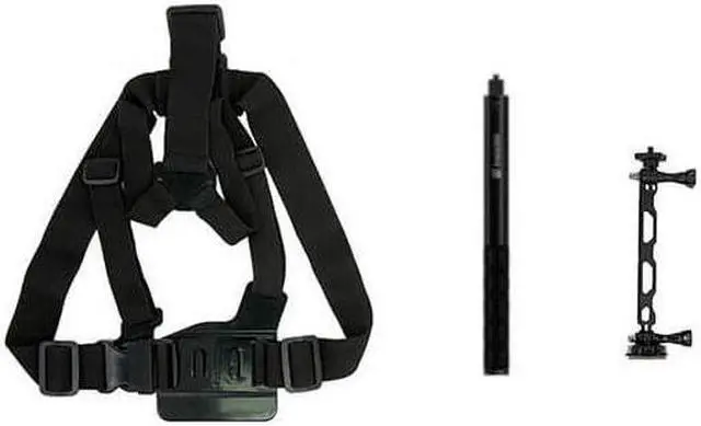 Alt view image 2 of 4 - Insta360 Accessory DPTSKSC/A Snow Bundle Selfie Stick+Helmet Flat Adhesive Mount