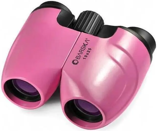 Alt view image 3 of 4 - BARSKA OPTICS CO11371 BARSKA OPTICS CO11371 10X25 Pink Porro Binoculars, Blue Lens,CP