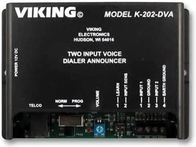 Alt view image 10 of 14 - Viking Electronics - K-202-DVA - Viking Electronics K-202-DVA Alarm Voice/Pager Dialer