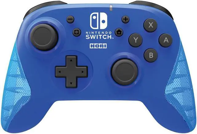 Alt view image 2 of 7 - HORI Nintendo Switch HORIPAD Wireless Pro Controller - Blue