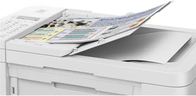 Alt view image 7 of 7 - Canon PIXMA TR4520 ESAT (Black): Approx. 8.8 ipm Black Print Speed USB / Wi-Fi InkJet MFC / All-In-One Color Printer - White