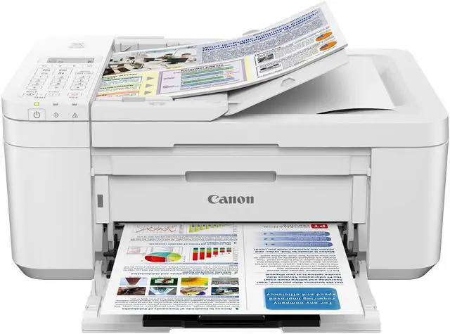Alt view image 5 of 7 - Canon PIXMA TR4520 ESAT (Black): Approx. 8.8 ipm Black Print Speed USB / Wi-Fi InkJet MFC / All-In-One Color Printer - White