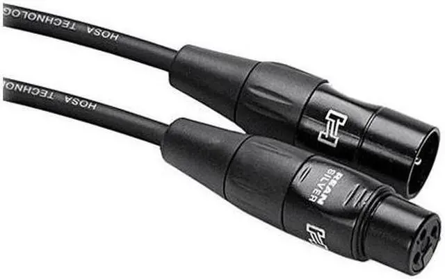 Alt view image 4 of 7 - Hosa HMIC-015 Pro Microphone Cable, REAN XLR Female to XLR Male, 15ft