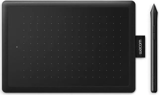 Alt view image 2 of 20 - One by Wacom - Graphic Drawing Tablet for Beginners, Small Black & Red, Compatible with Windows and Mac
