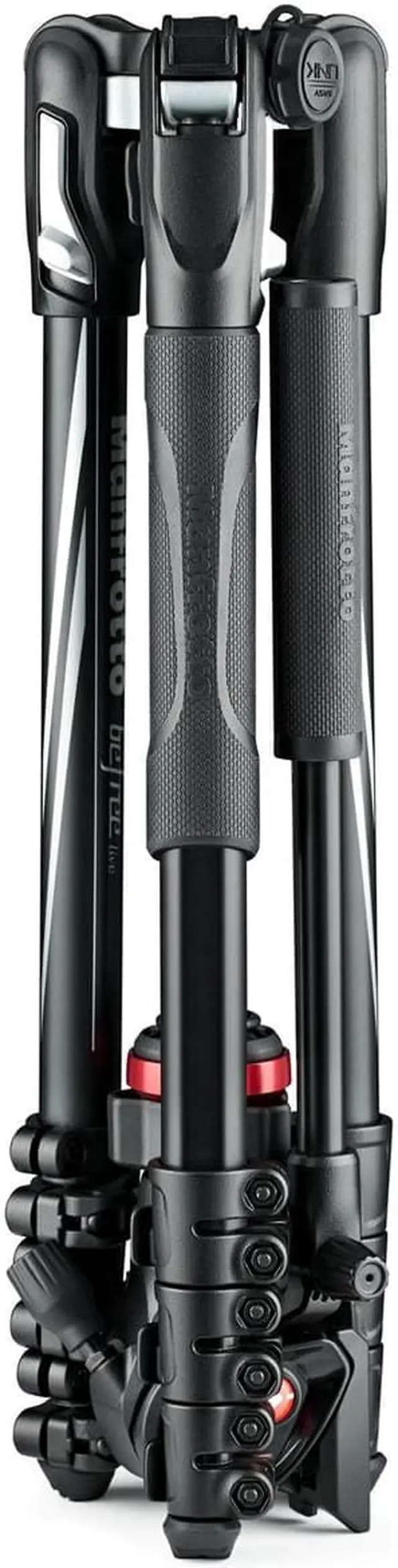 Alt view image 16 of 17 - Manfrotto Befree Live Aluminum Tripod Kit, Fluid Video Head, Lever Locks, Black