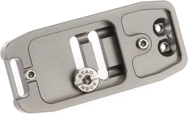Alt view image 2 of 3 - 3 Legged Thing Base85 Arca Swiss for 85mm Wide QR Plate, Metallic Slate, Gray