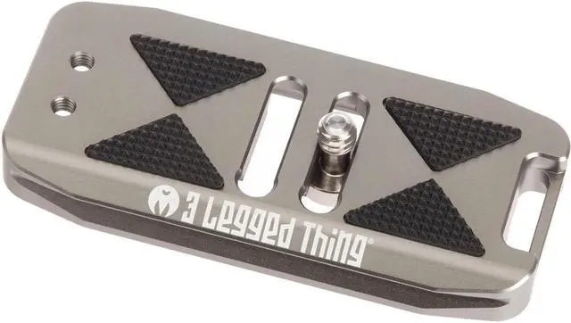 Main image of 3 Legged Thing Base85 Arca Swiss for 85mm Wide QR Plate, Metallic Slate, Gray