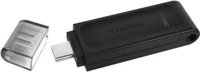 Alt view image 9 of 19 - 32GB Kingston DataTraveler 70 USB-C Flash Drive