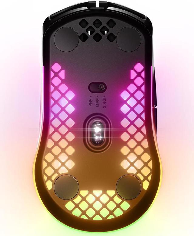 Alt view image 5 of 19 - Steel Series Aerox 3 Wireless 18000dpi RGB Gaming Mouse