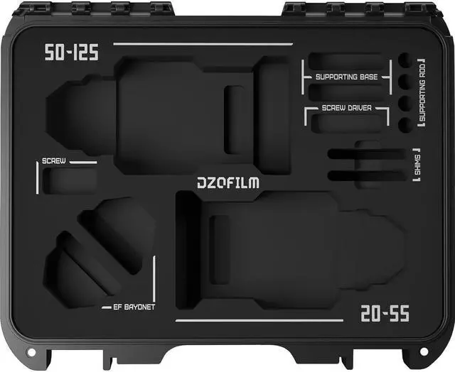 Alt view image 2 of 3 - DZOFILM Hard Case with Foam Insert for Pictor Zoom 2-Lens Bundle #DZO-CASEP2