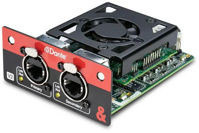 Alt view image 2 of 3 - Allen & Heath SQ Dante Card for SQ Consoles and AHM64 Audio Processor, 64x64 Channel