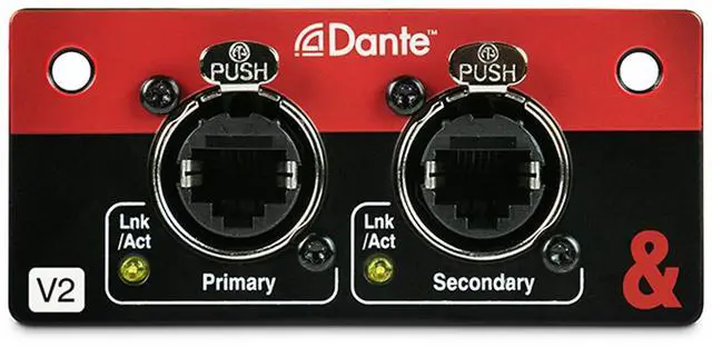 Alt view image 3 of 3 - Allen & Heath SQ Dante Card for SQ Consoles and AHM64 Audio Processor, 64x64 Channel