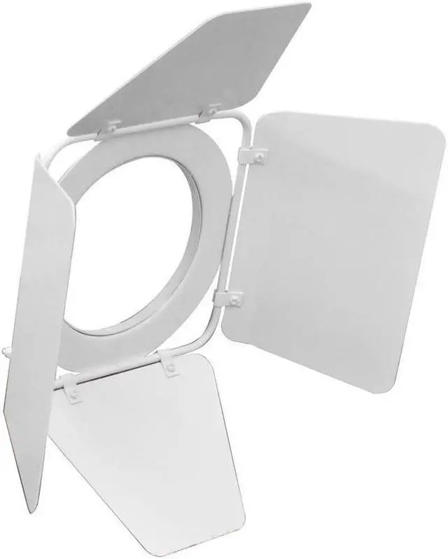 Alt view image 5 of 5 - Odyssey Innovative Designs 4-Way Barn Door for Par 30 Light Fixtures, White