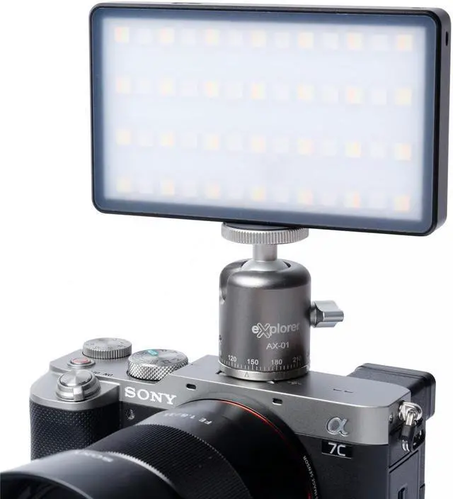 Alt view image 3 of 4 - Explorer AX-01 Aura Explorer Mini Ball Head