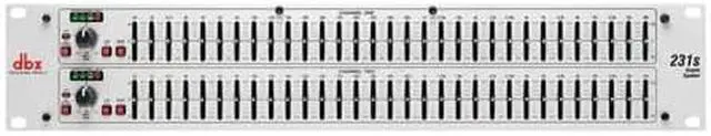 Alt view image 8 of 12 - DBX 231S Dual 31 Band Graphic EQ Equalizer