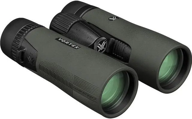 Alt view image 2 of 6 - Vortex Optics 8x42 Diamondback HD Waterproof Roof Prism Binocular with 7.5 Degree Angle of View, Bundle with Telescoping Stool/Chair and Cleaning Cloth