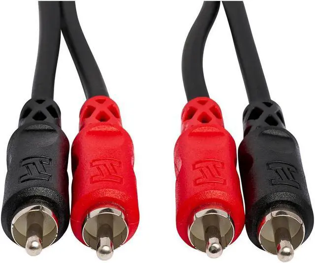 Alt view image 15 of 20 - Hosa CRA201 Dual RCA to Dual RCA Cable, 1 Meter (3.3 ft)