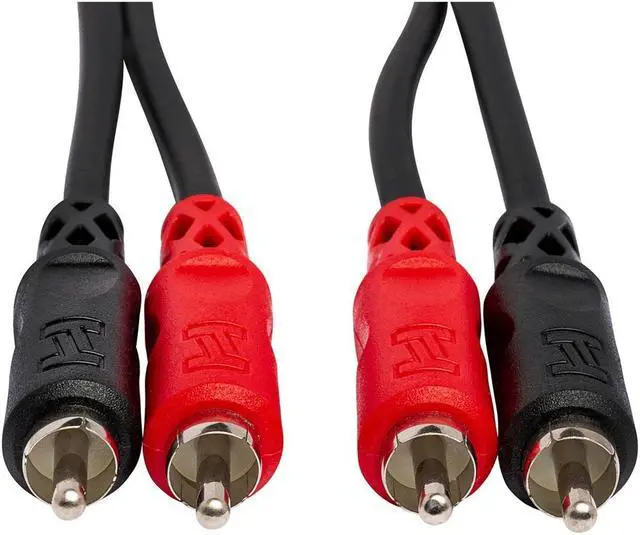 Alt view image 8 of 12 - Hosa CRA203 Dual RCA to Dual RCA Cable, 3 Meters (9.9 ft)